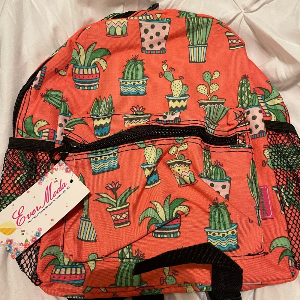 Child size cactus book bag .